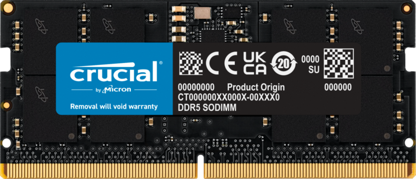 Crucial 16GB DDR5 5600MHz Memory