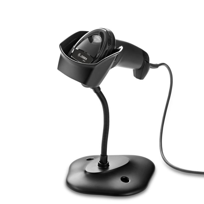 Zebra DS2208 SR Scanner USB+Stand Kit