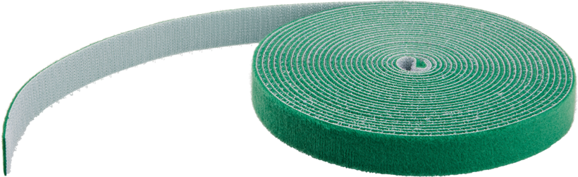Rouleau serre-câble scratch 7620 mm vert
