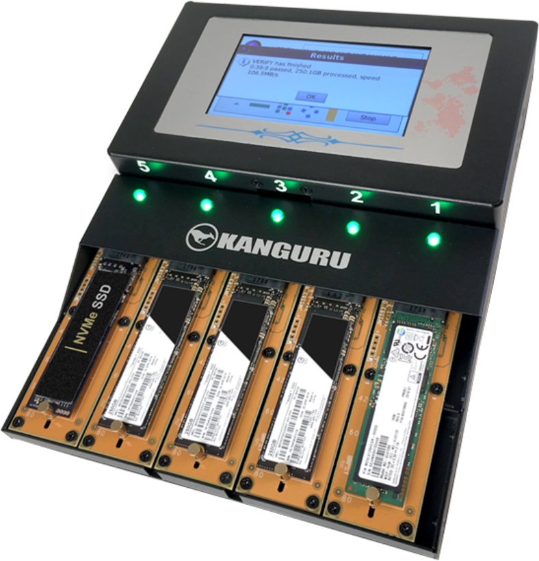 Kanguru Clone 4 M.2 NVMe SSD Duplicator