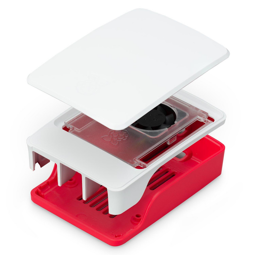 Raspberry Pi 5 Enclosure Red/White