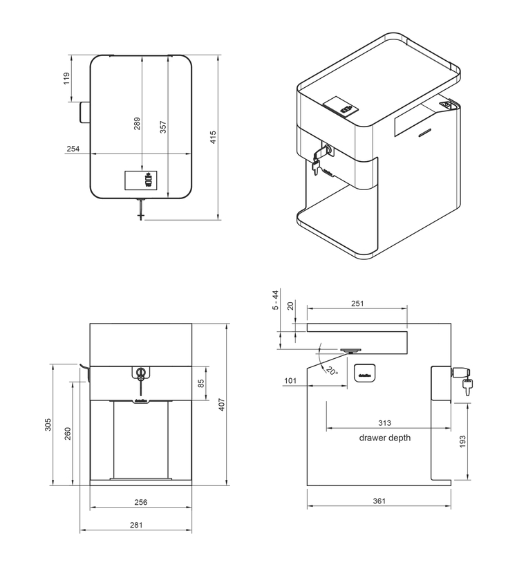 Dataflex Bento Aufbewahrungsschublade
