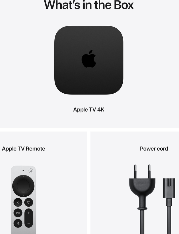 Apple TV 4K + Ethernet 128 GB (3. Gen)