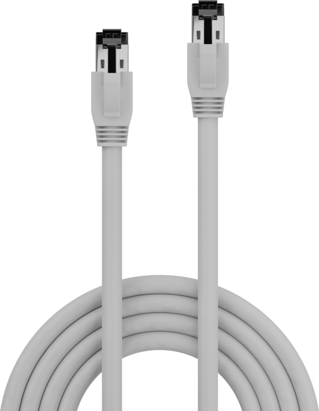 Patch Cable RJ45 S/FTP Cat8.1 0.5m Grey