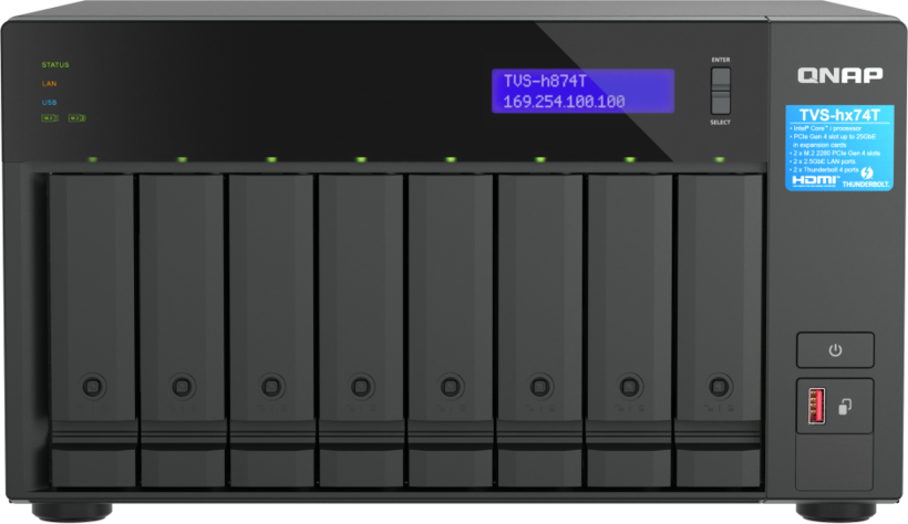 QNAP TVS-h874T 32 GB 8-Bay NAS