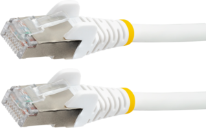 StarTech Patch Cable RJ45 S/FTP Cat6a White Zero Halogen