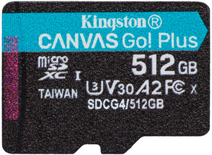 Kingston Canvas Go! Plus 512GB microSDXC