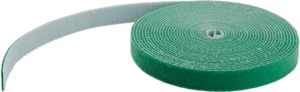 Hook-and-Loop Cable Tie Roll 7.62m Green