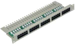 ISDN Patch Panel RJ45 LSA+ 50-port Cat3