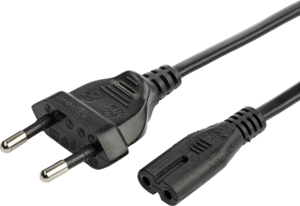 Power Cable Local/m - C7 1m Black