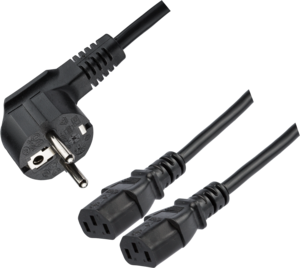 Power Cable 1x Local/m - 2x C13 2m