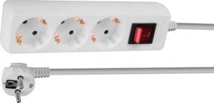 Power Strip 3-way 1.4m w/ Switch