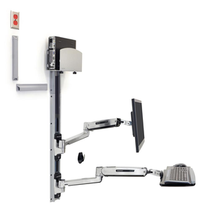 Ergotron LX Steh-Sitz-Wandmontagesystem