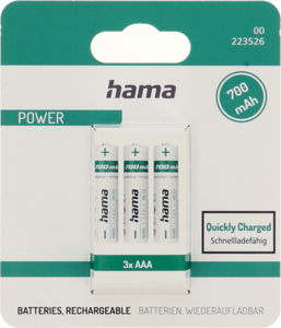 Hama AAA 700 mAh NiMH-Akku 3 St