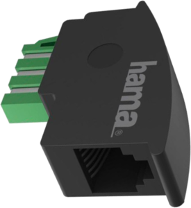 Adapter TAE/N+F Male - RJ12 Female