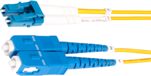 StarTech Duplex Fibre Patch Cable LC-SC OS2 Yellow