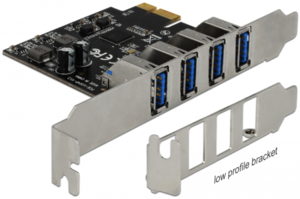 Interface Delock PCIe - 4 x USB 3.0