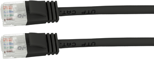 ARTICONA Patch Cable RJ45 U/UTP Cat6a Black