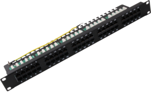 ISDN Patch Panel RJ45 LSA+ 50-port Cat3