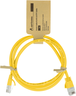 Miniatuurafbeelding van Patch Cable RJ45 U/UTP Cat6a 0.5m Yellow